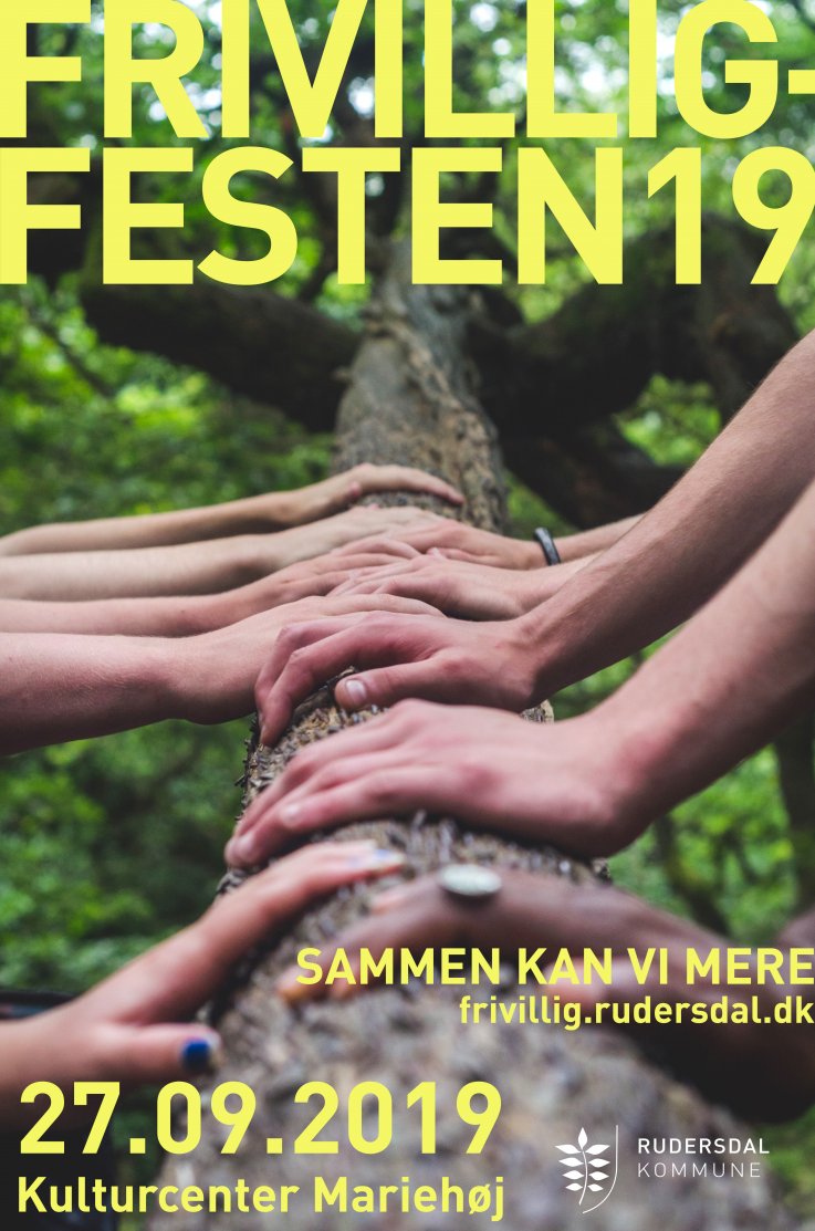 Frivilligfest 2019 flyer