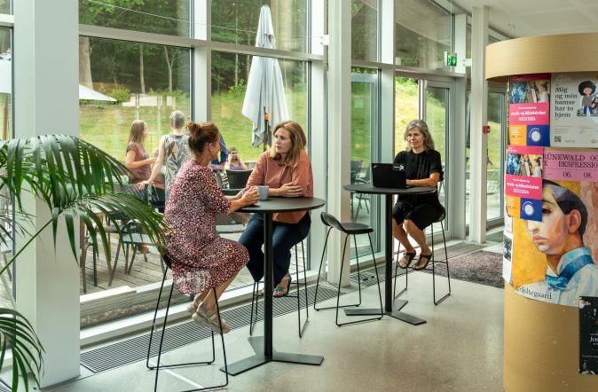 Cafeområde på Mariehøj